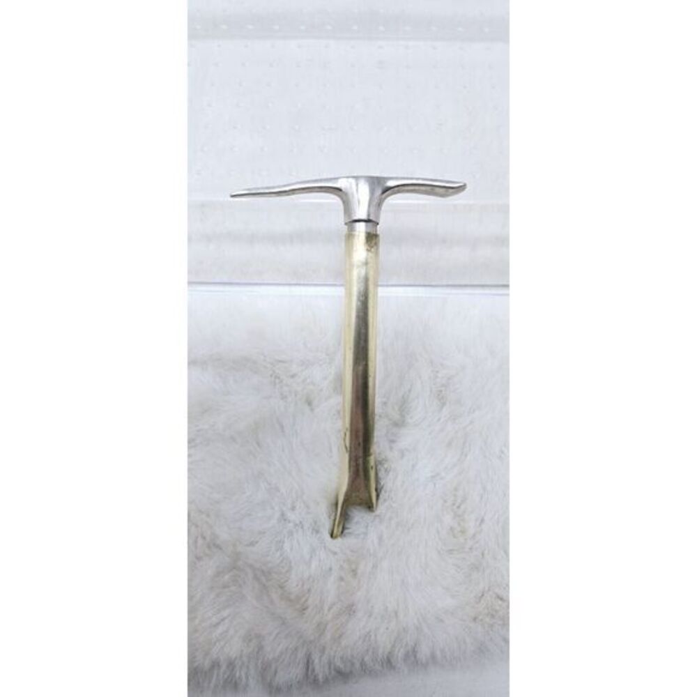 Vintage Marked‎ Eberle Brass Miners Pick Bottle Opener & Corkscrew Bartender